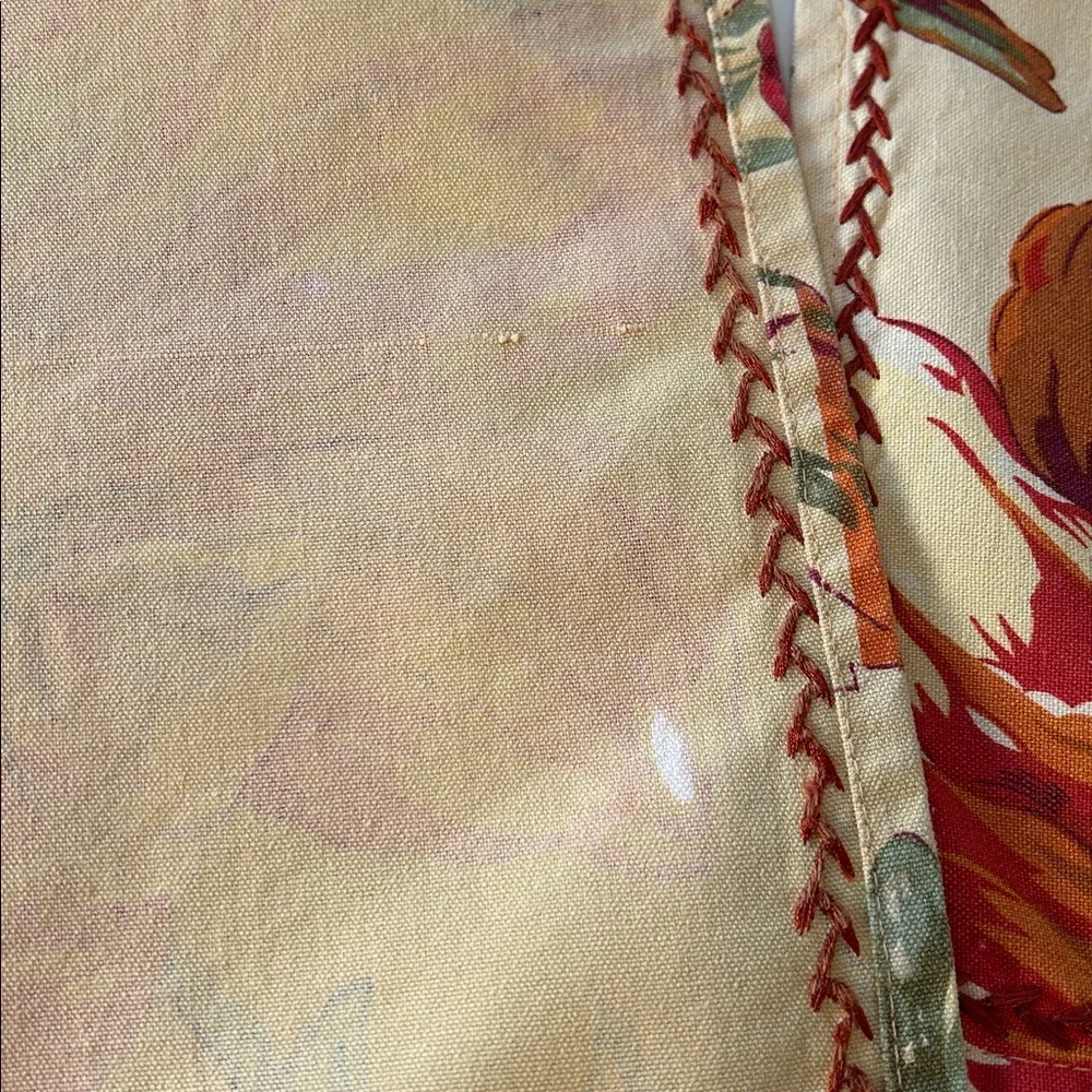 April Cornell Set Of Four French Country Fall Floral Fabric Placemats